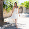 Look Vestido Encaje y Cordones