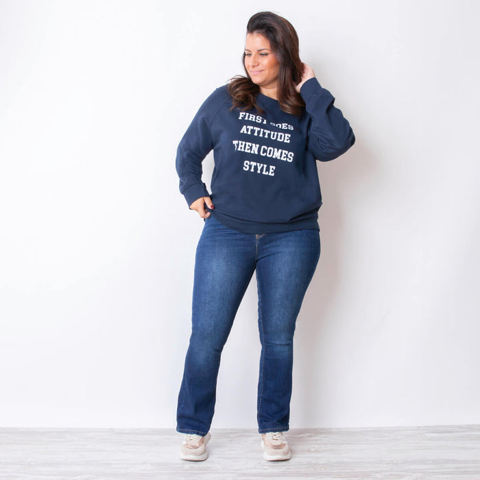 Sudadera Style - Marino