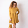 Vestido Beret - Mostaza