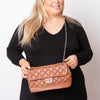 Bolso Acolchado Janis - Camel