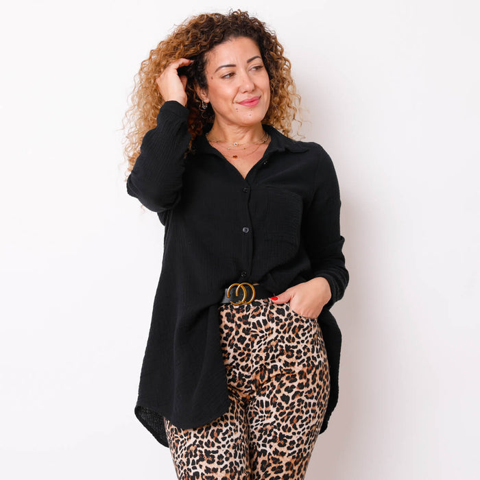 Camisa Kane - Negro