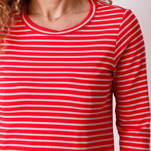 Camiseta Case - Rosa/Rojo