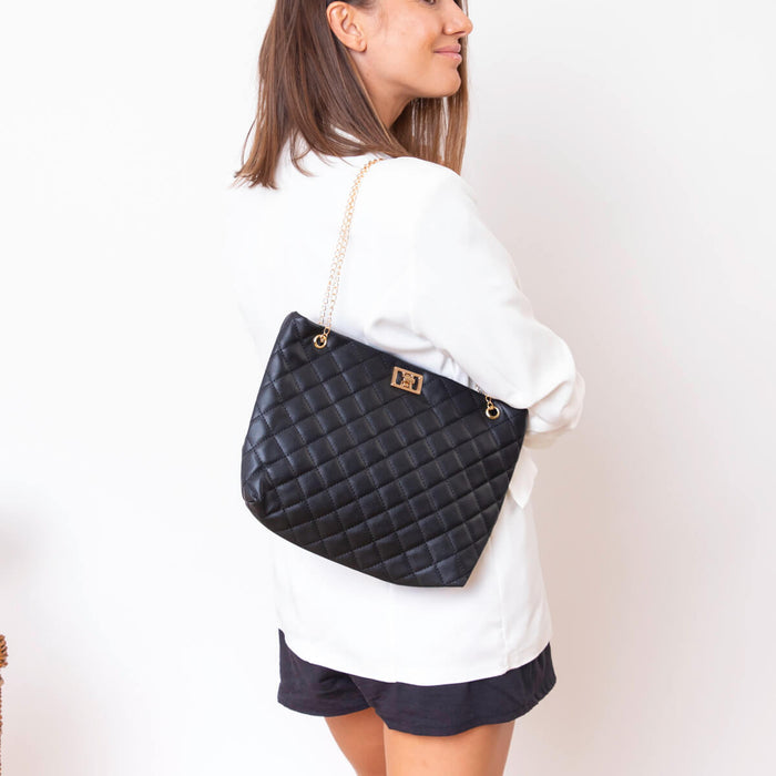 Bolso Acolchado Lady - Negro