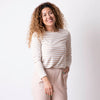 Camiseta Case - Blanco/Beige