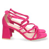 Sandalia Tacón Rubi - Fucsia