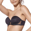 Sujetador mujer selene esmeralda copa C Negro