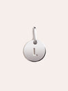 Mini Medallion Letter Plata - L