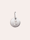 Mini Medallion Letter Plata - Z