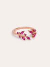 Anillo Buganvilla Raspberry - Baño Oro Rosa