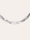 Collar Lisse Twister Acero