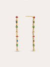Pendientes Cascade Colors Baño Oro