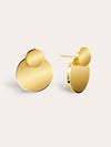 Pendientes Mirror Sun Acero Baño Oro