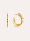 Pendientes Pebbles Sun - Baño Oro