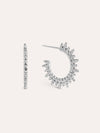 Pendientes Pebbles Sun - Plata