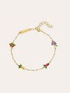 Pulsera Tropical Fruits Plata Baño Oro