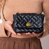 Bolso Acolchado Denis - Negro