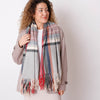 Bufanda Mel Cuadros - Multicolor
