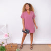 Vestido Alqui - Malva