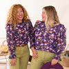 Blusa Puelo Print - Morado