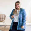 Blazer Yolia Manchas - Azul