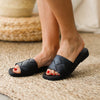 Sandalia Plana Rombi - Negro