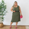 Vestido Berta - Militar