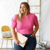 Camiseta Araujo - Fucsia