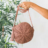 Bandolera  Rafia Lina - Rosa