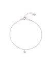 Tobillera Star Diamonds Plata