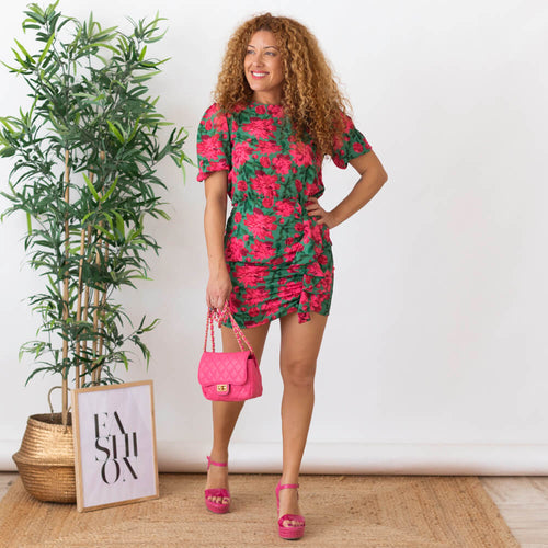 Vestido Arazo Print - Verde
