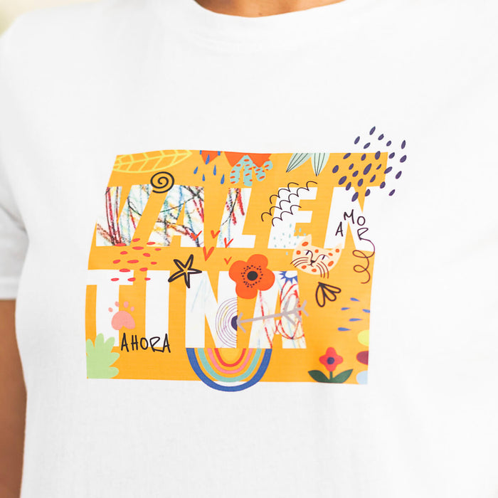 Camiseta Art - Blanco